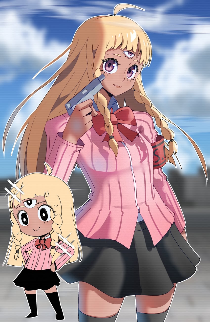 takeba yukari and eupha (persona and 3 more) drawn by gjh