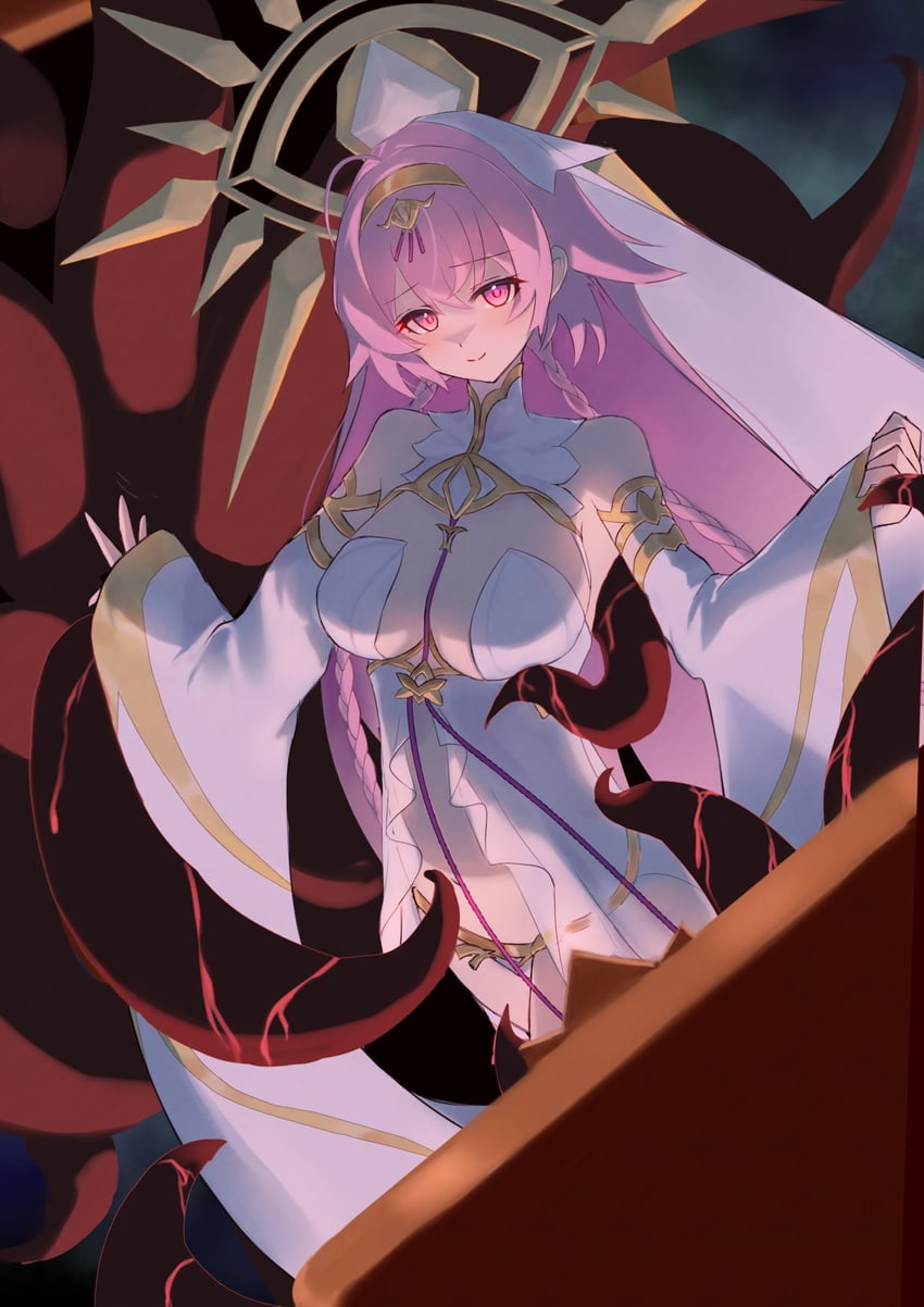 tenebria and witch of the mere tenebria (epic seven) drawn by xmeulevix
