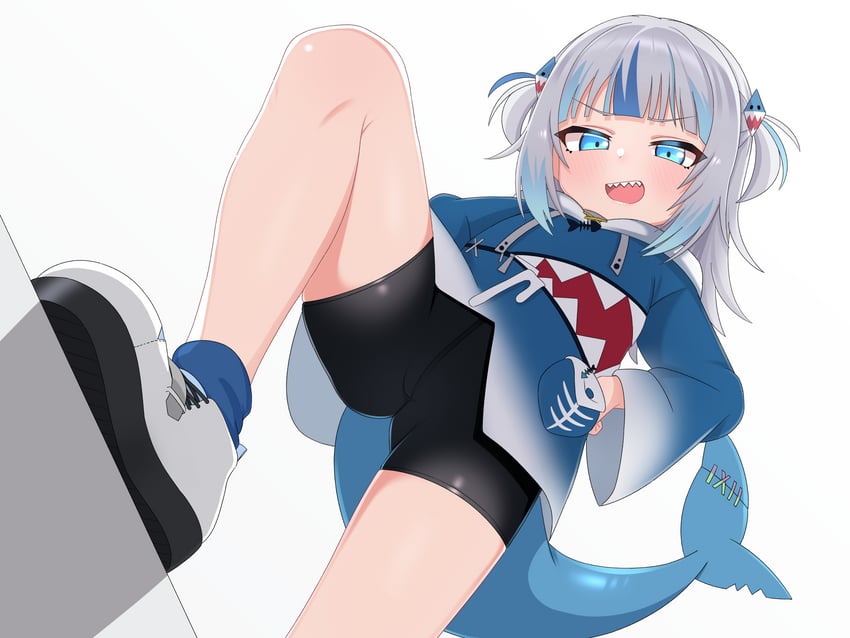 gawr gura (hololive and 1 more) drawn by mingkozus