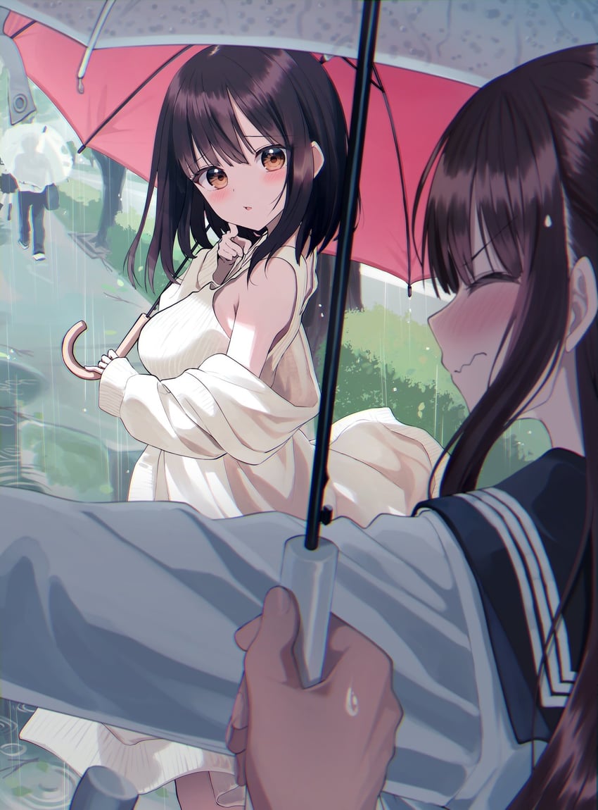osana naruka and osana manaka (original) drawn by pentagon_(railgun_ky1206)
