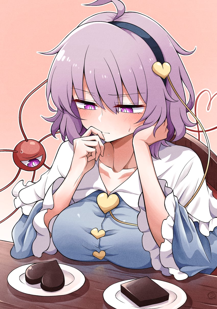 komeiji satori (touhou) drawn by scavia10