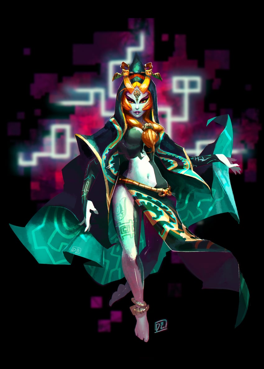 midna (the legend of zelda and 1 more) drawn by delano-laramie