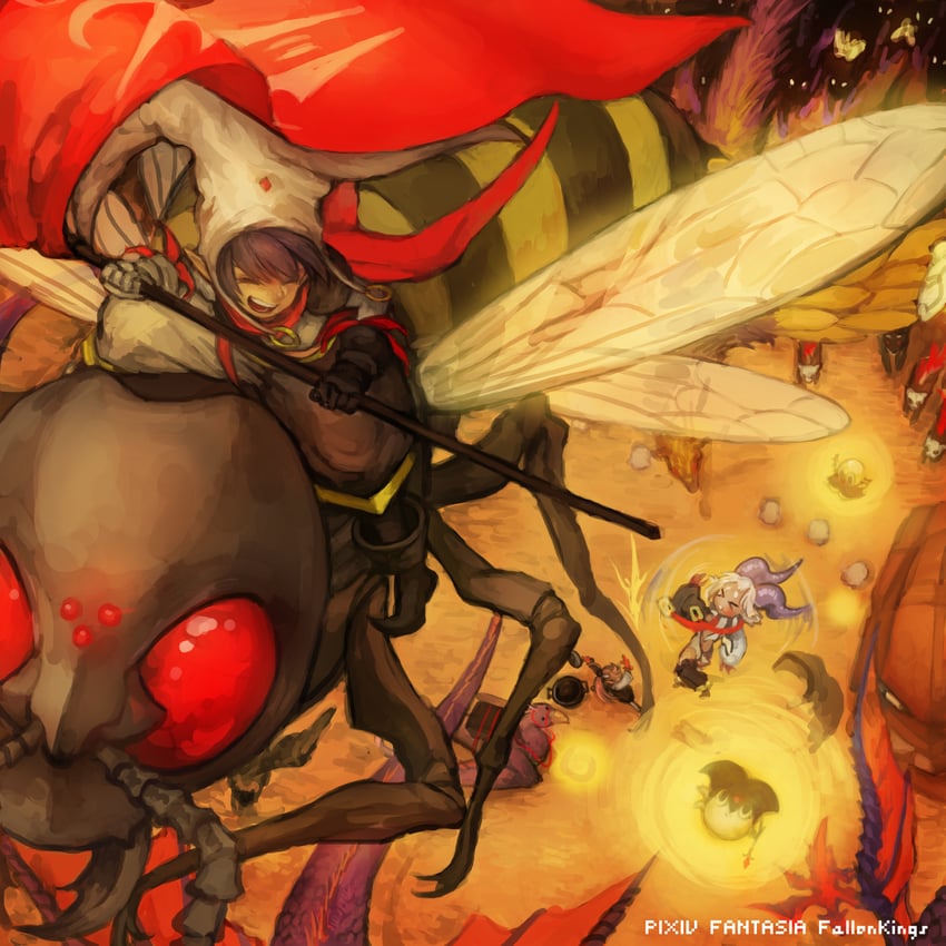pixiv fantasia and 1 more drawn by akaneko_(redakanekocat)