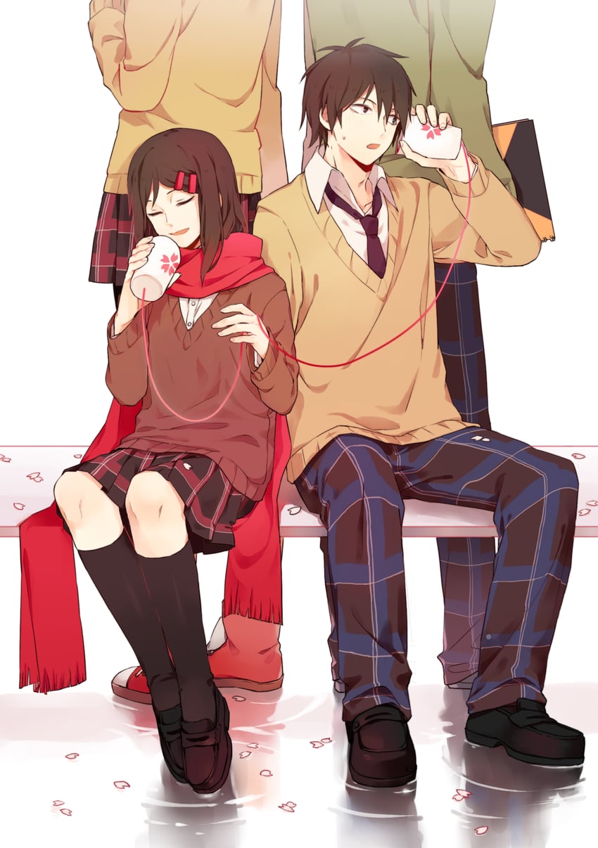 tateyama ayano, kisaragi shintarou, enomoto takane, and kokonose haruka (kagerou project) drawn by kuroko_mikura