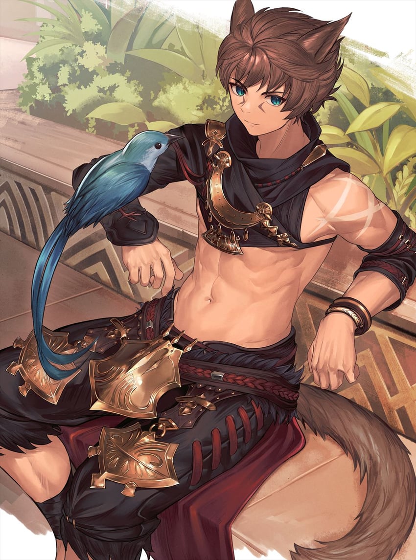 warrior of light and meteion (final fantasy and 1 more) drawn by nayoshi_(r-744)