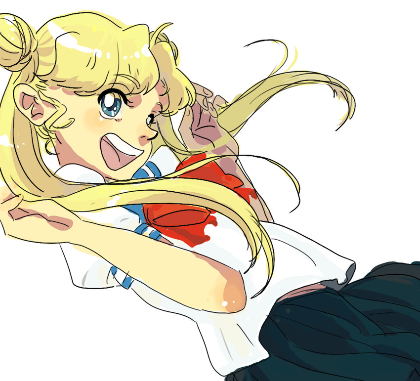 tsukino usagi (bishoujo senshi sailor moon) drawn by kamerow