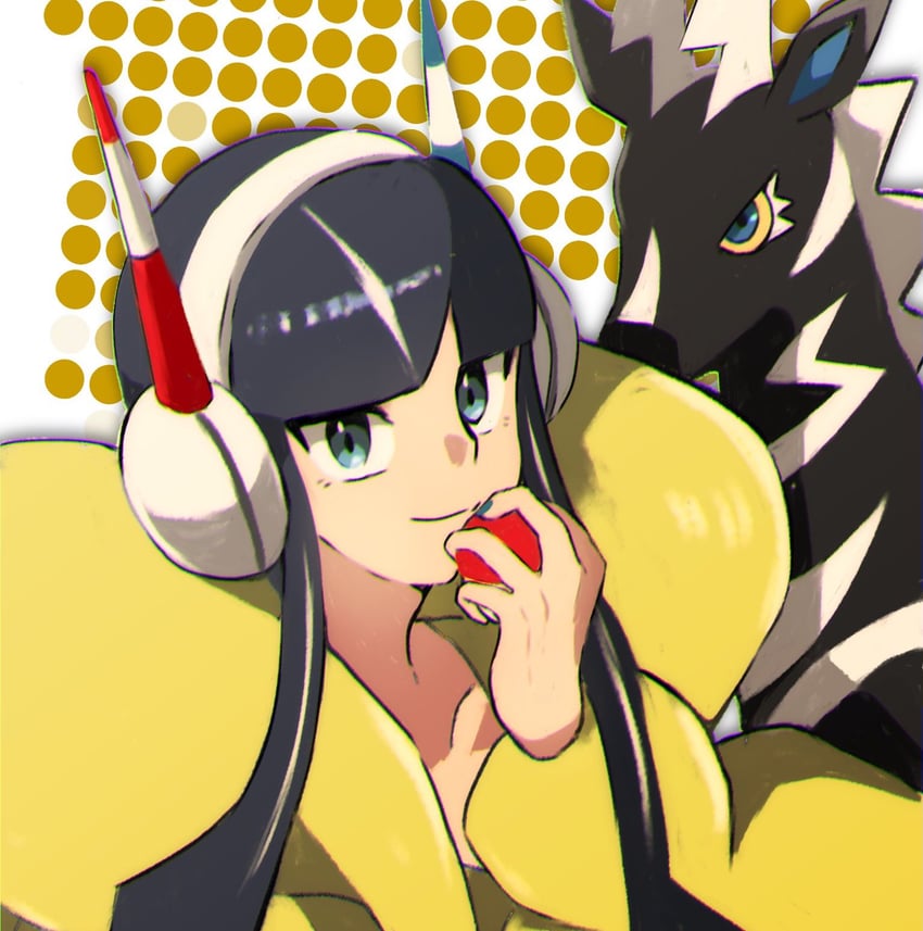 elesa and zebstrika (pokemon and 1 more) drawn by yadoki
