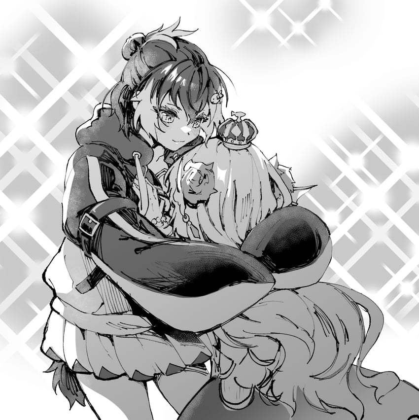 finana ryugu and petra gurin (nijisanji and 1 more) drawn by jin_(pineeeapple)