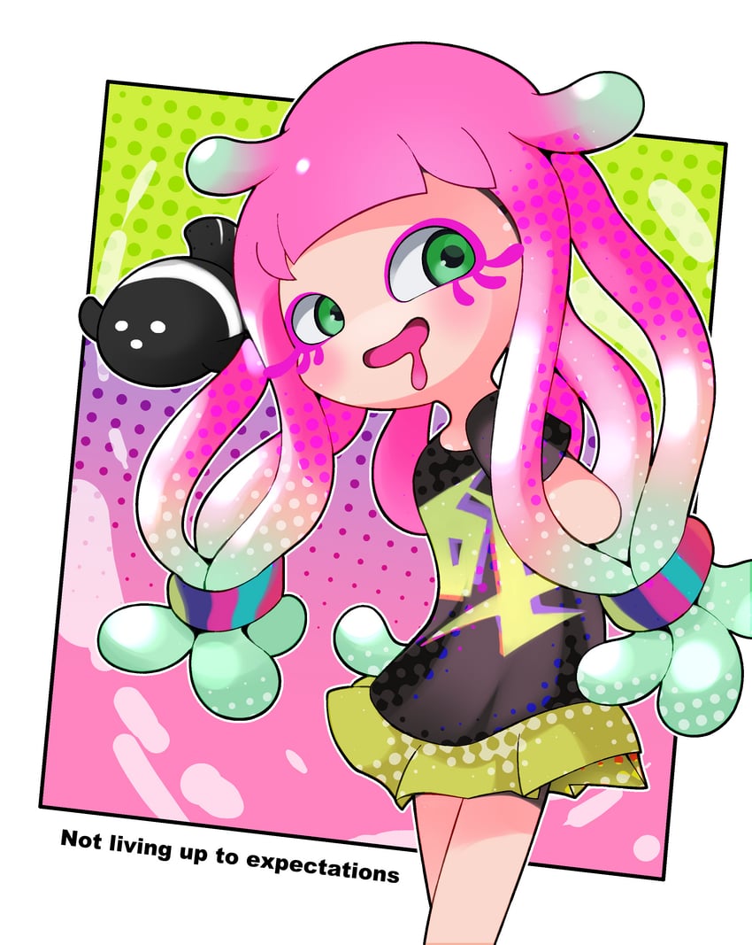 harmony and harmony's clownfish (splatoon) drawn by omnivore-kun_(pixiv92911323)