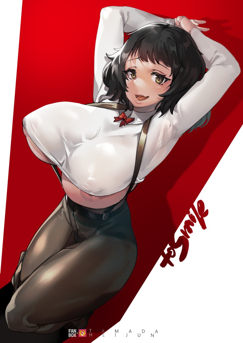 kawakami sadayo (persona and 1 more) drawn by tamada_heijun