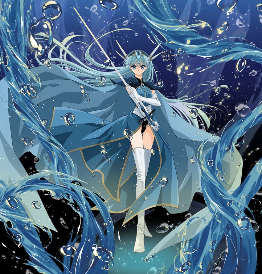 ryuuzaki umi (magic knight rayearth) drawn by laki_(laki_cu)