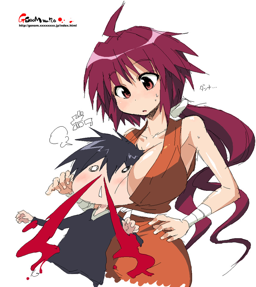 rin and touhouin ikuto (nagasarete airantou) drawn by onija_tarou