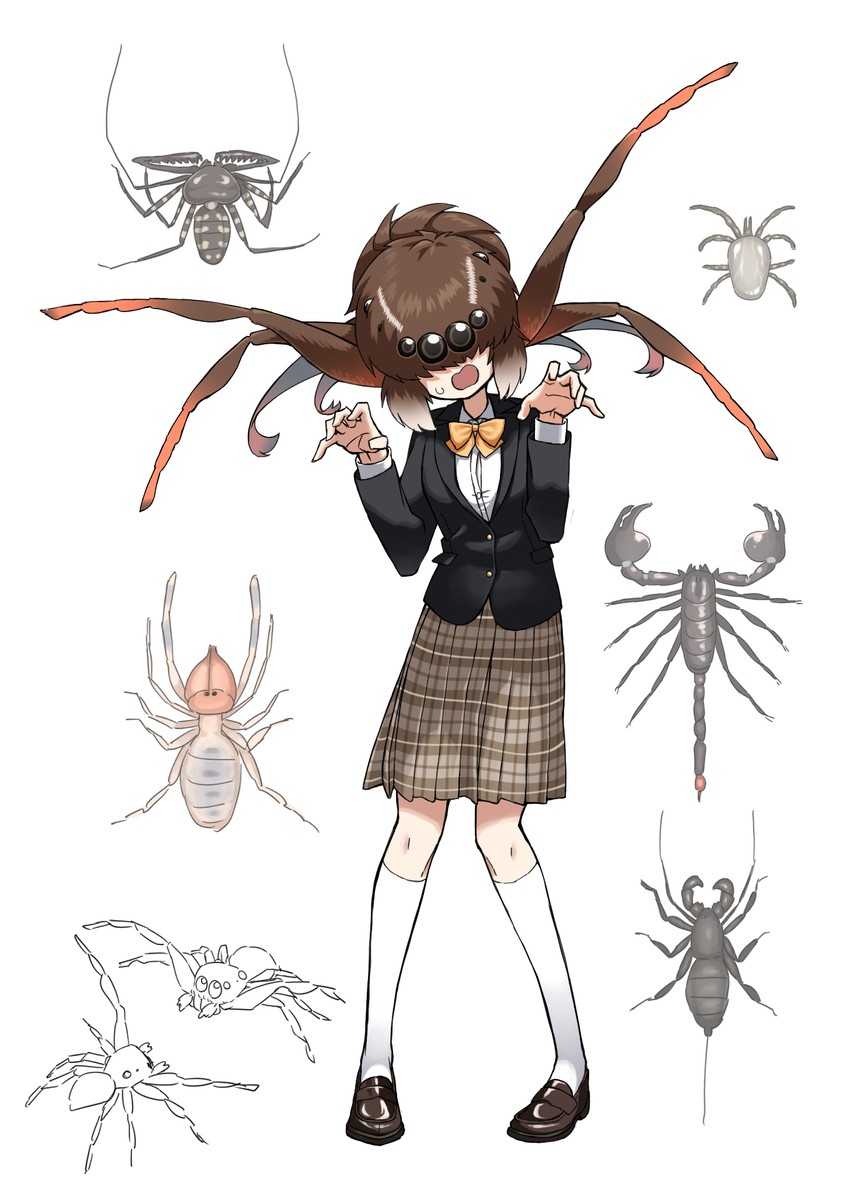 spider itou (original and 1 more) drawn by evolvingmonkey