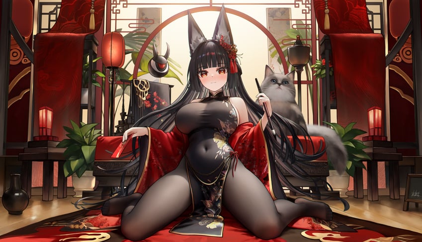 hoshimi miyabi and tailless (zenless zone zero) drawn by liht