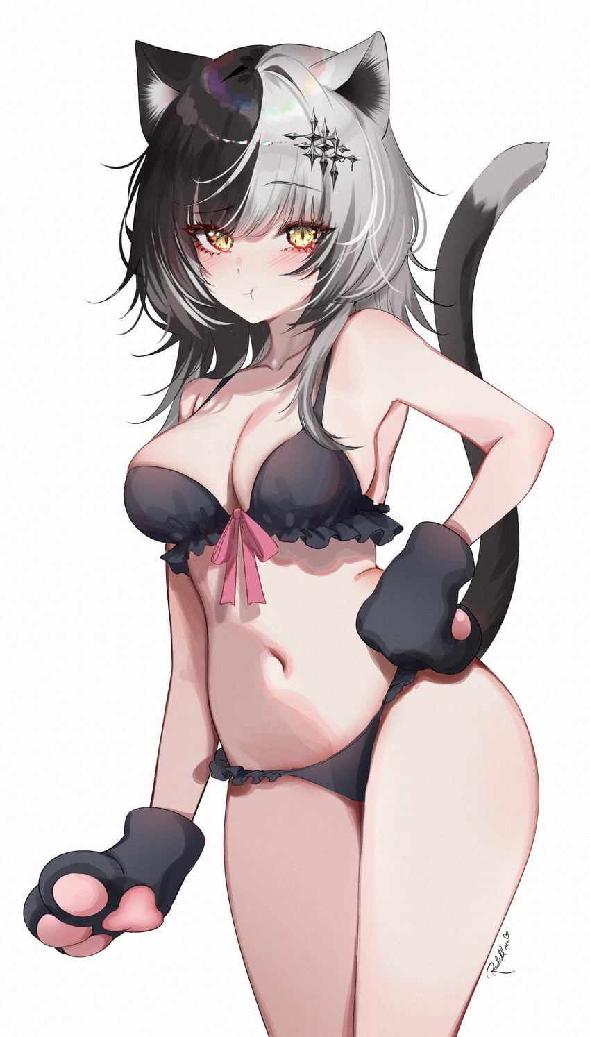 shiori novella (hololive and 1 more) drawn by rosebell
