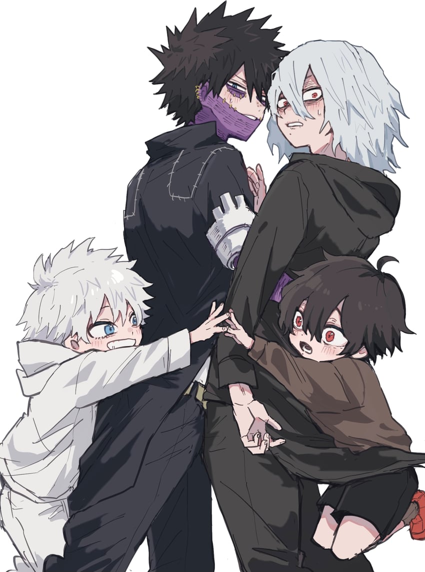dabi and shigaraki tomura (boku no hero academia) drawn by ametaro_(ixxxzu)