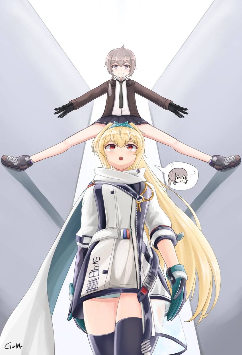 m200 and sv-98 (girls' frontline and 1 more) drawn by gamryous