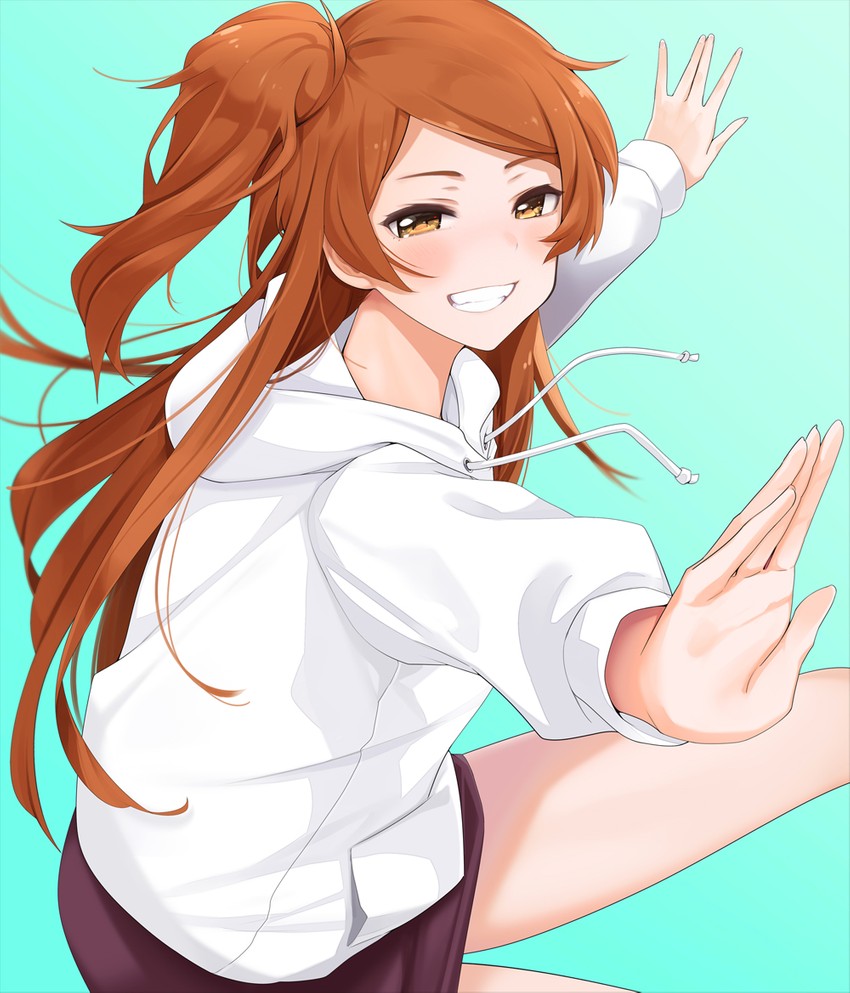 ogami tamaki (idolmaster and 2 more) drawn by fed_(giba)