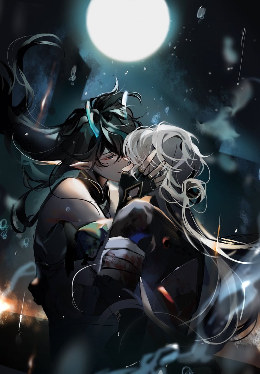 dan heng, blade, and yingxing (honkai and 1 more) drawn by oryunbunkosu