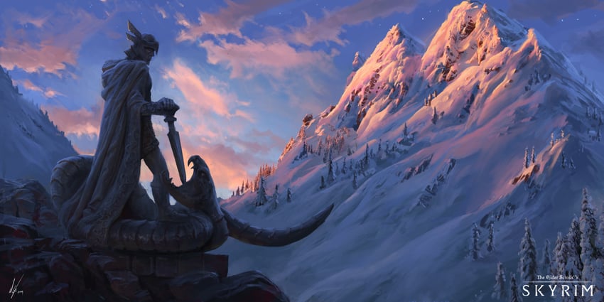 talos (the elder scrolls and 1 more) drawn by michal_kus