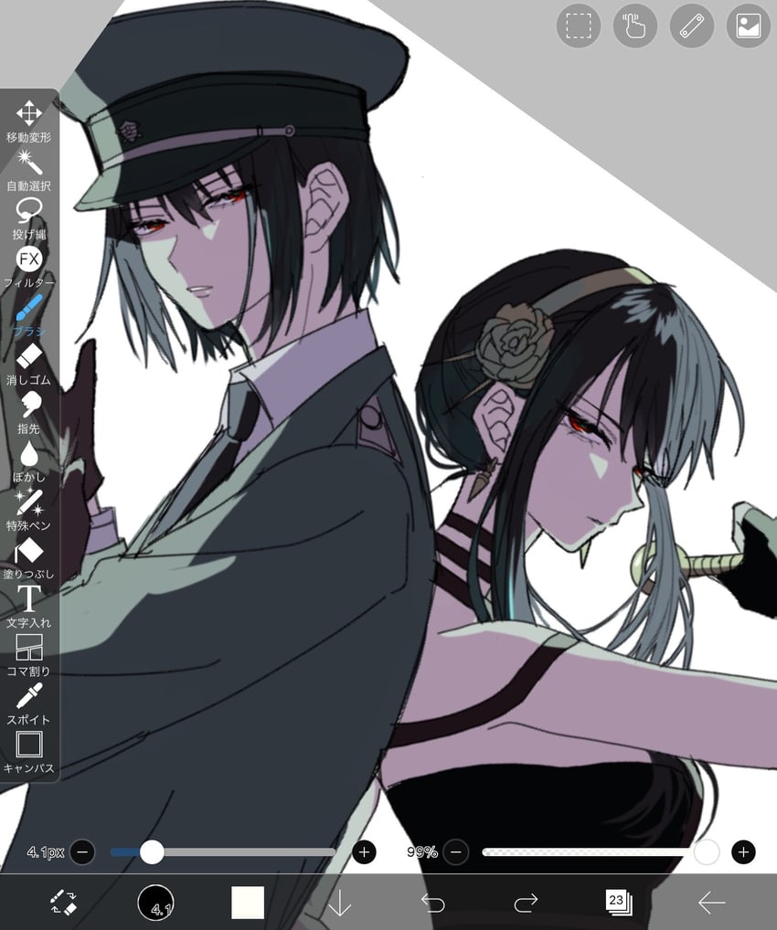 yor briar and yuri briar (spy x family) drawn by porucheee