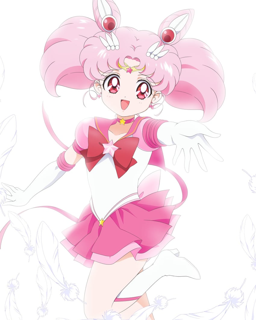 chibi usa and sailor chibi moon (bishoujo senshi sailor moon and 1 more) drawn by honeymoonpetal