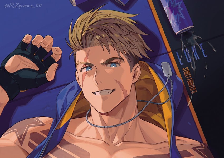 luke sullivan (street fighter and 1 more) drawn by plzgiveme_00
