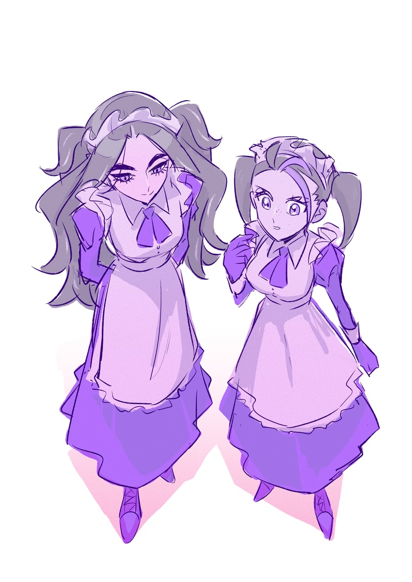 nemona and geeta (pokemon and 1 more) drawn by inunuki_000