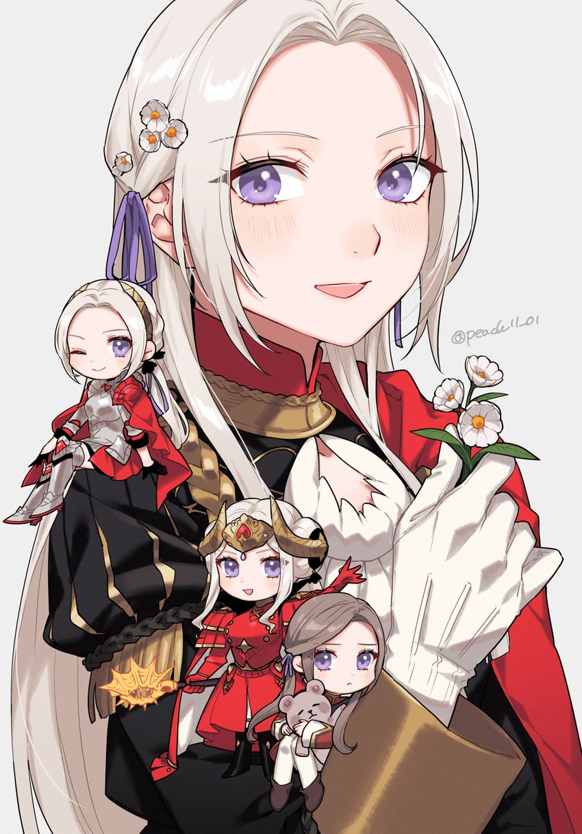 edelgard von hresvelg (fire emblem and 2 more) drawn by shamu_(peach11_01)