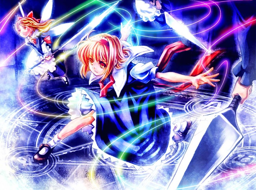 alice margatroid and shanghai doll (touhou) drawn by sakino_shingetsu