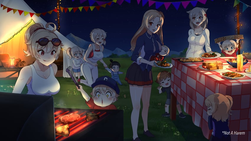 cleveland, montpelier, denver, and columbia (azur lane) drawn by canned_sardines