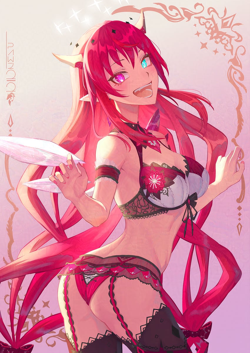 irys (hololive and 1 more) drawn by pawz212