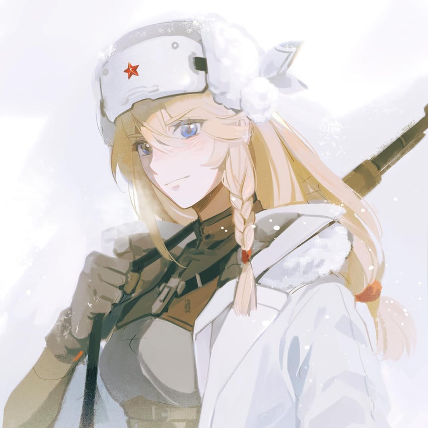 mosin-nagant (girls' frontline and 1 more) drawn by ufbiomass