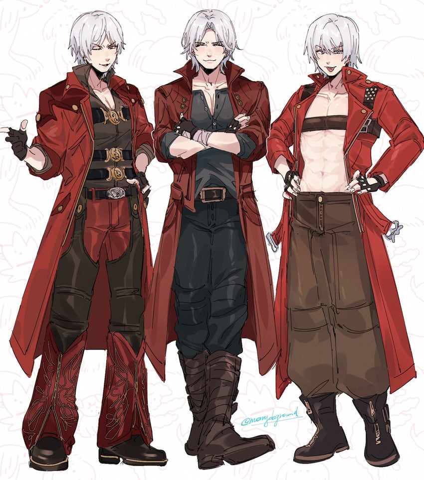 dante (devil may cry and 3 more) drawn by merrydoground