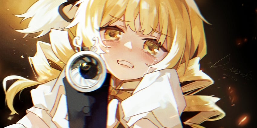 tomoe mami (mahou shoujo madoka magica) drawn by dewmint_(kan_zhiding)