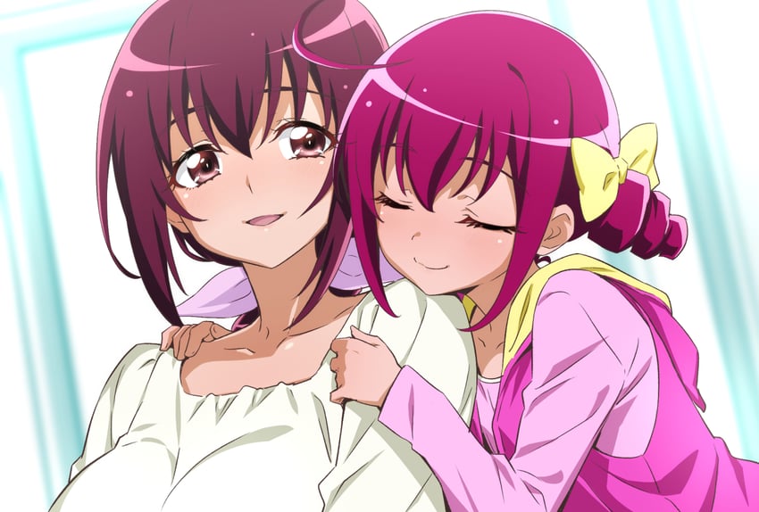 hoshizora miyuki and hoshizora ikuyo (precure and 1 more) drawn by nakahira_guy