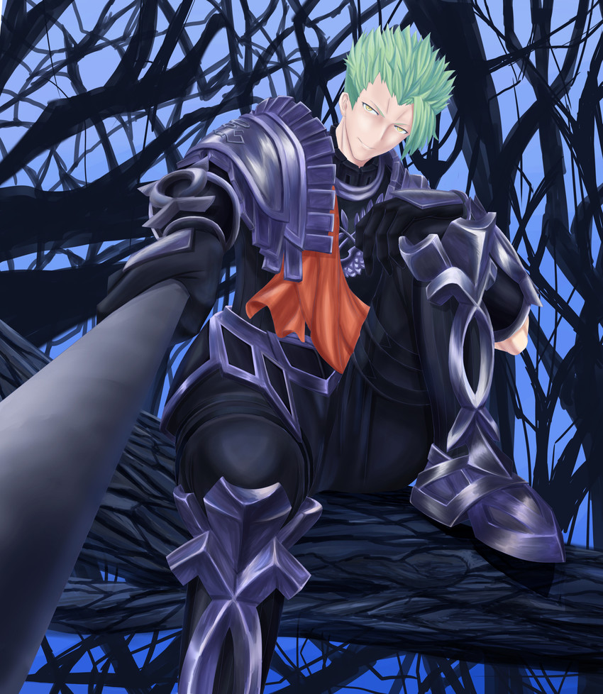 achilles (fate and 1 more) drawn by mukade_(siieregannsu)