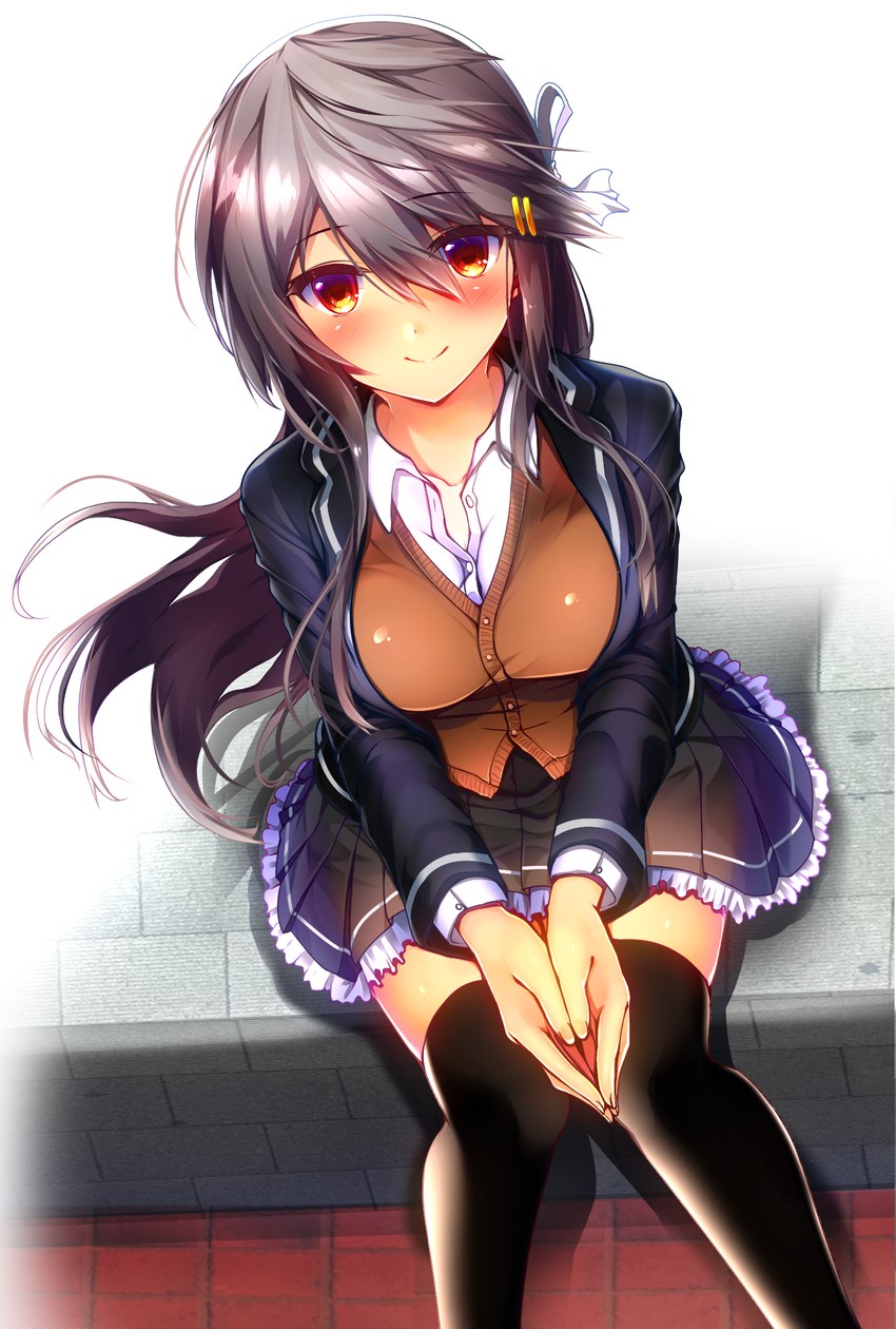 haruna and haruna kai ni (kantai collection) drawn by tsukui_kachou
