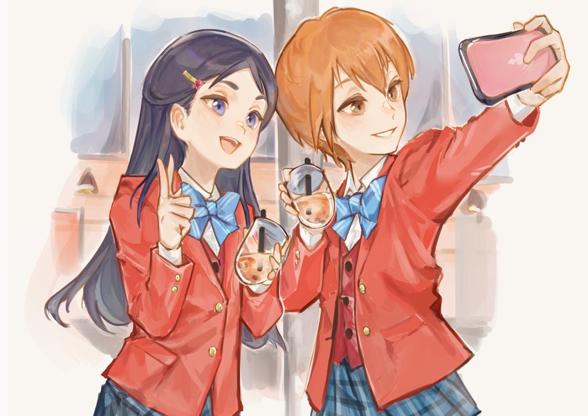 misumi nagisa and yukishiro honoka (precure and 1 more) drawn by thino0203