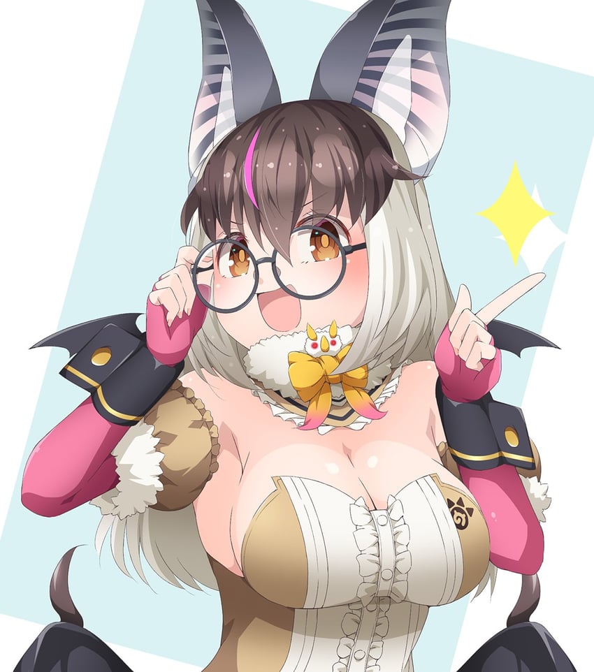 brown long-eared bat (kemono friends and 1 more) drawn by drias