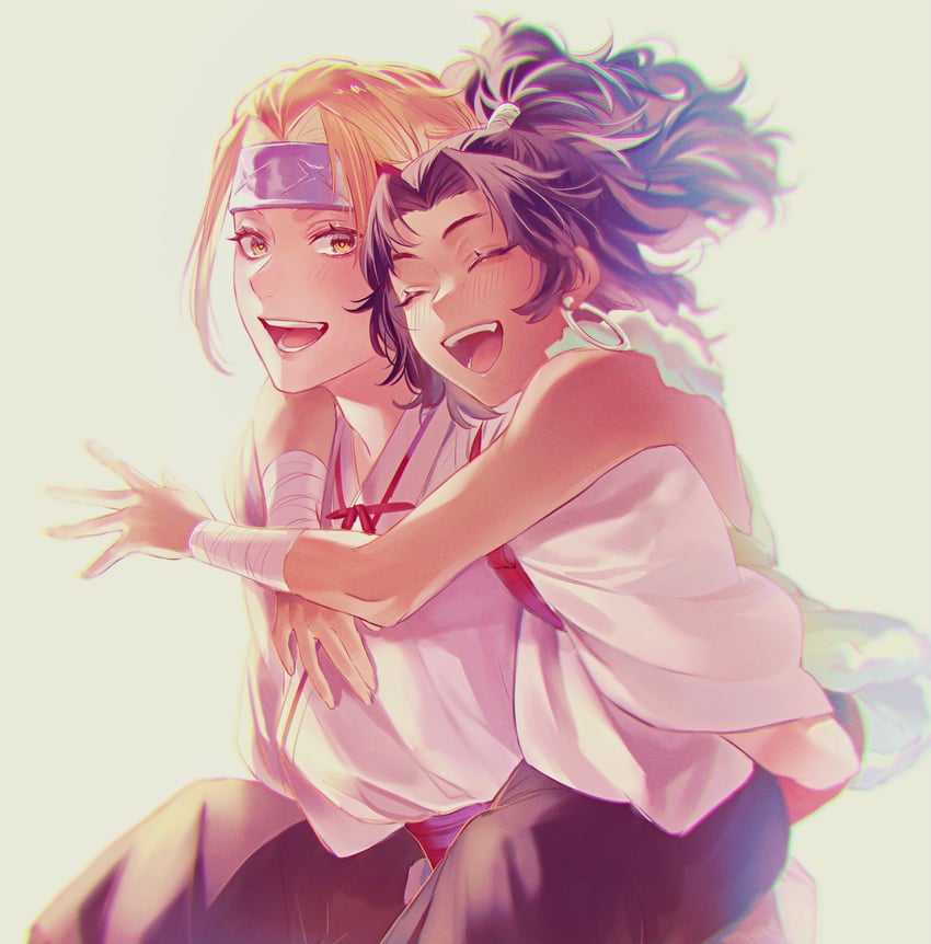 yamada asaemon tensa and nurugai (jigokuraku) drawn by himari_(_h_i8)