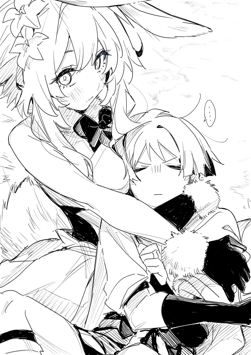 lumine, scaramouche, and wanderer (genshin impact) drawn by hoht_yeah