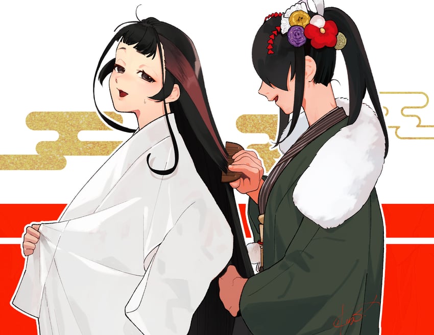 yamashio maru and kumano maru (kantai collection) drawn by shishanmo