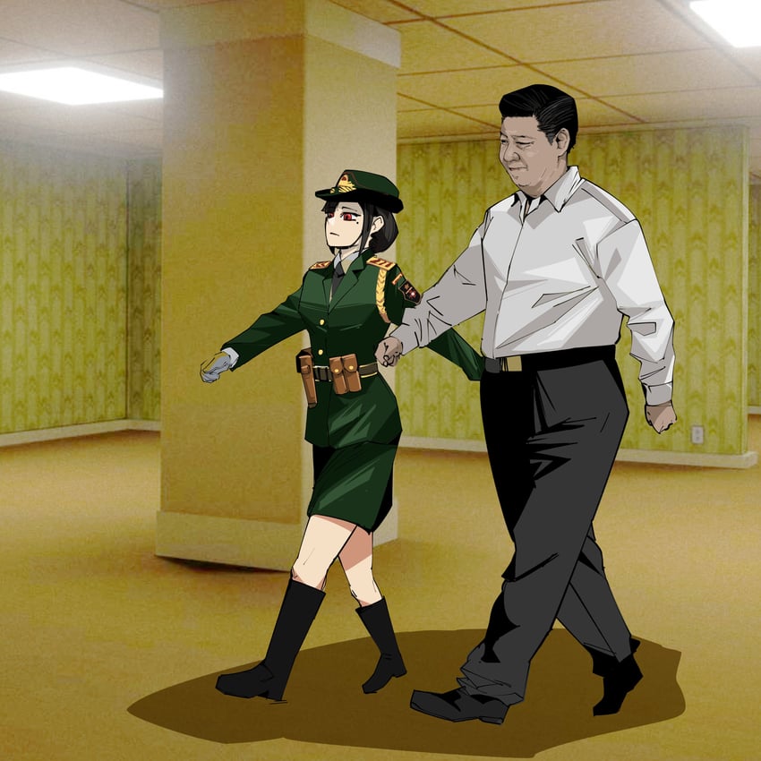 xi jinping and banmin chan (original and 3 more) drawn by neitheyagi