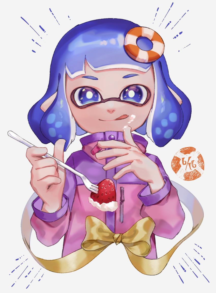 inkling player character and inkling girl (splatoon) drawn by yamagishi_chihiro