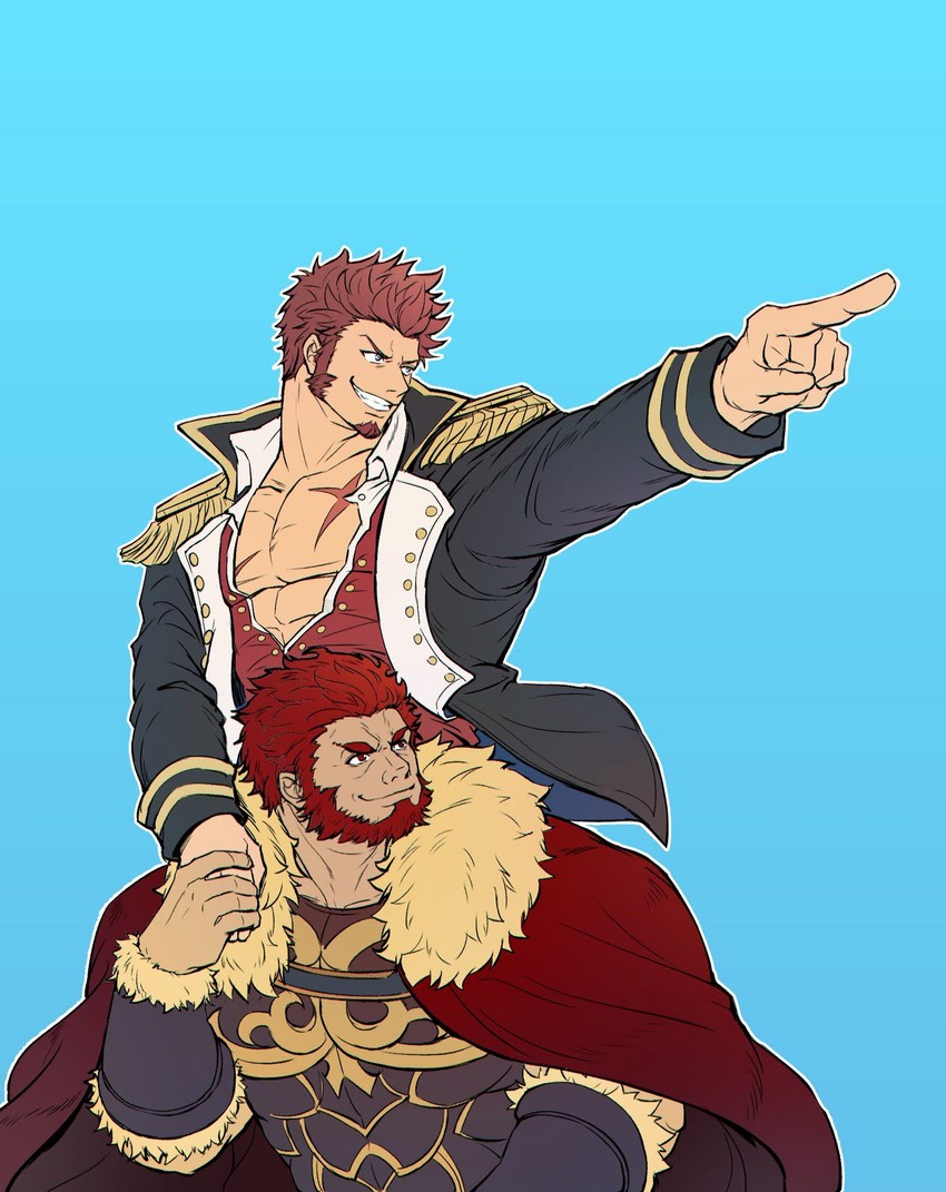 iskandar and napoleon bonaparte (fate and 1 more) drawn by sdz_(inazuma)