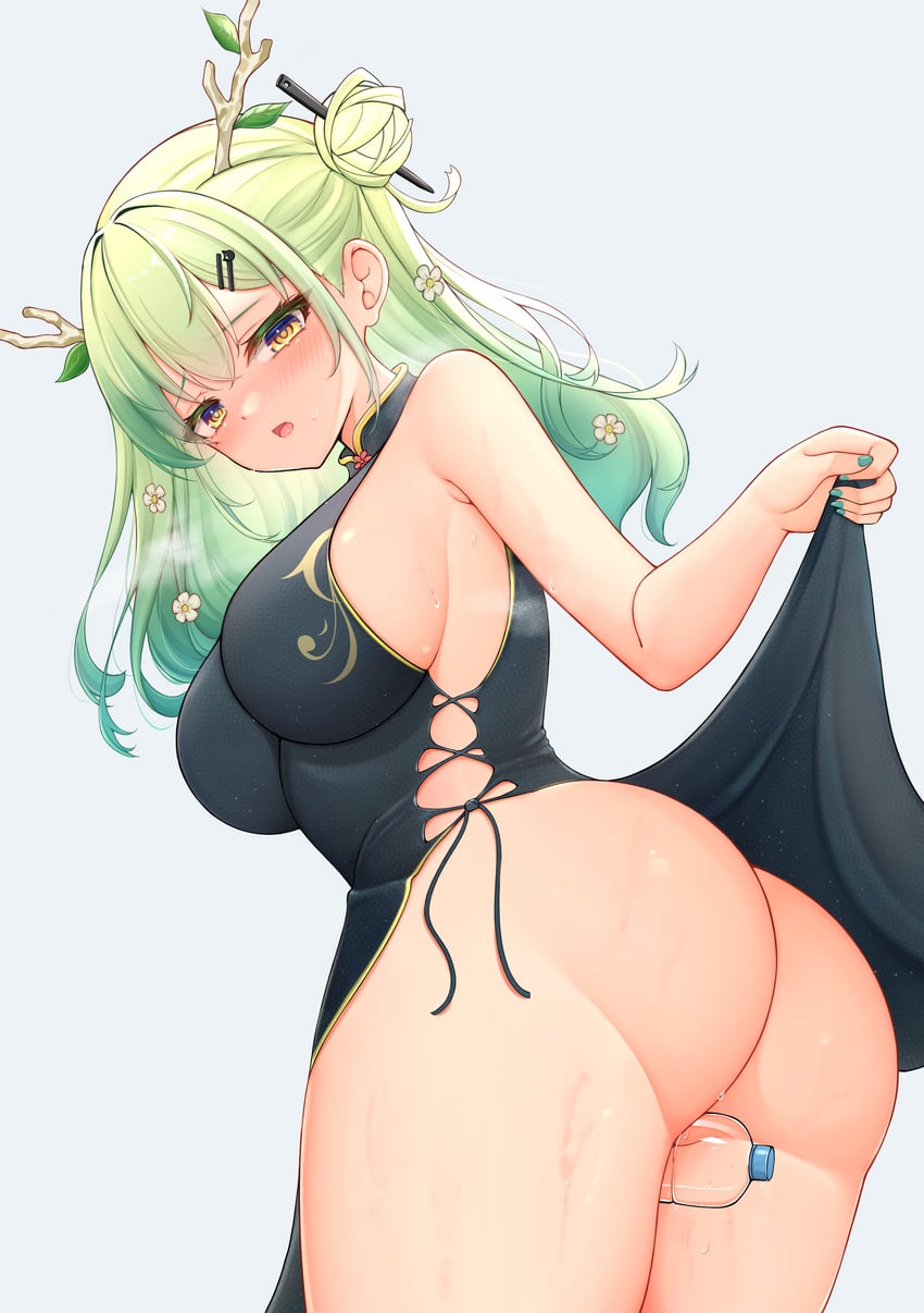ceres fauna (hololive and 1 more) drawn by honon
