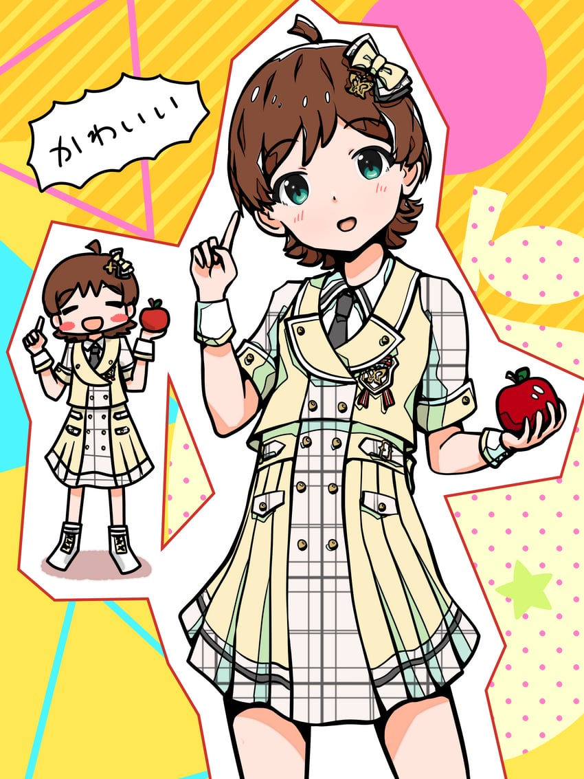 kinoshita hinata (idolmaster and 2 more) drawn by ringomelonpan