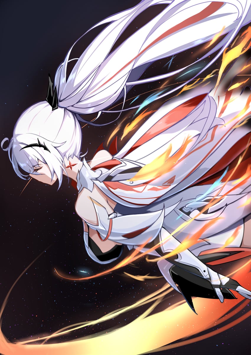 kiana kaslana (honkai and 1 more) drawn by kamishiro_noa