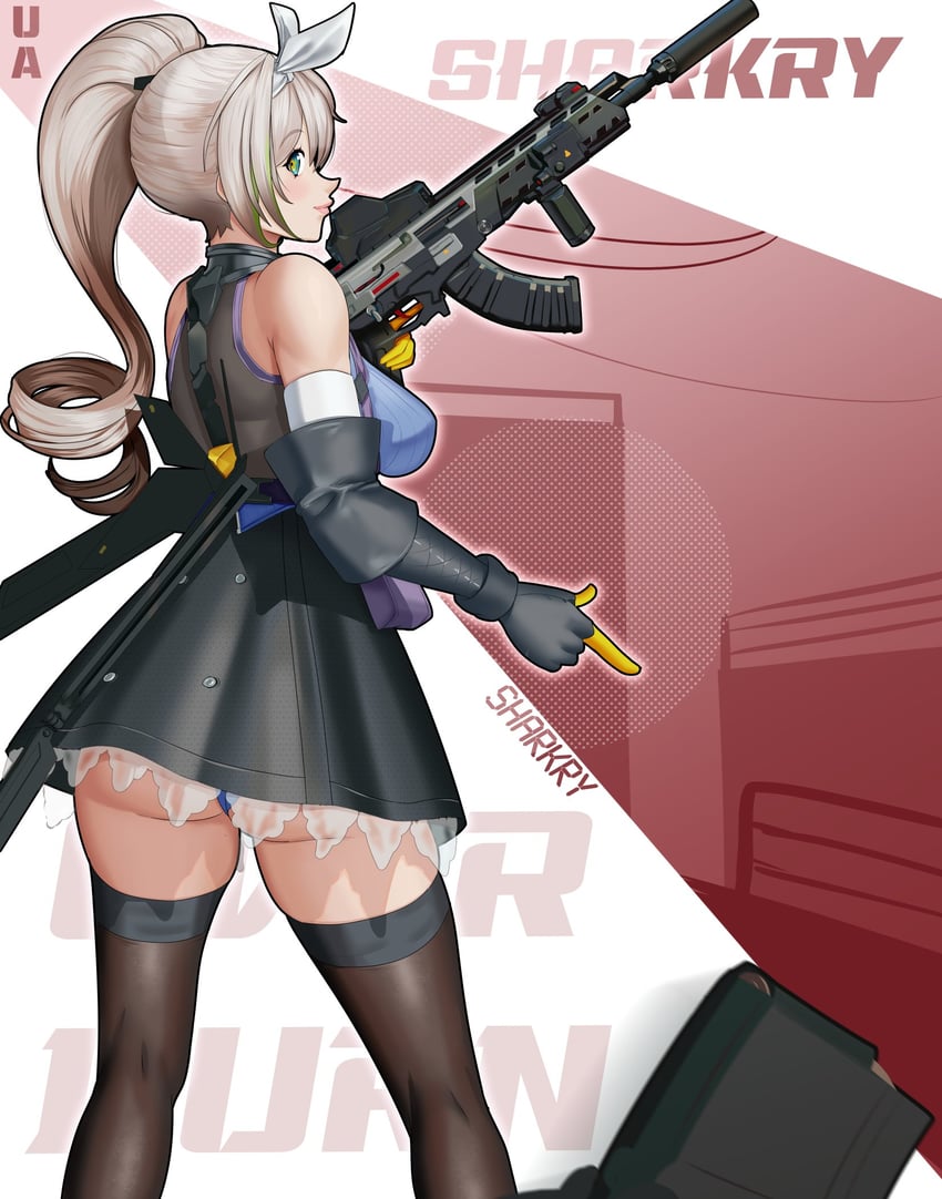 sharkry (girls' frontline and 1 more) drawn by umbridled_ambition